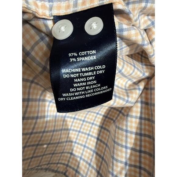 FootJoy Golf Shirt Mens XL Preppy Academia Office Stretch Plaid Button Up 2010s - Picture 5 of 6
